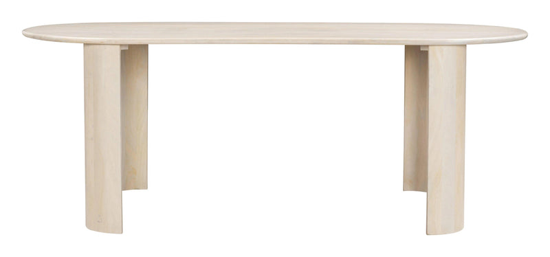 Risan Dining Table Natural Dining Tables LOOMLAN By Zuo Modern