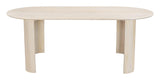 Risan Dining Table Natural Dining Tables LOOMLAN By Zuo Modern