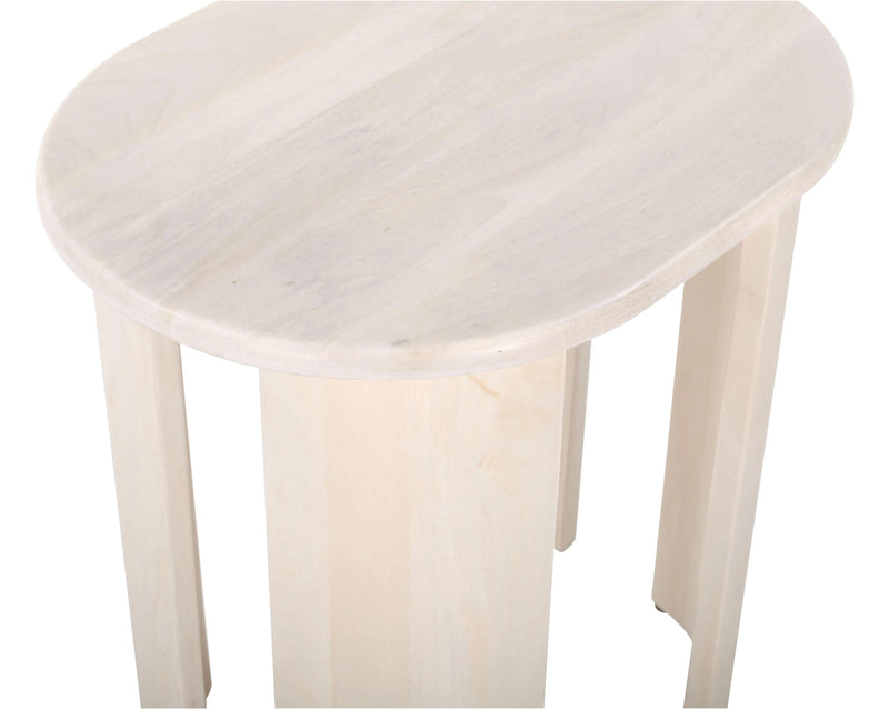 Risan Side Table Natural Side Tables LOOMLAN By Zuo Modern