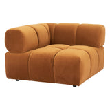 Rist Brown Corner Chair Sofas & Loveseats LOOMLAN By Zuo Modern