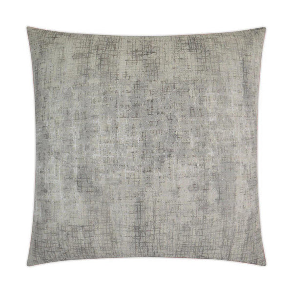 River Grass Flint Grey Throw Pillow With Insert Throw Pillows LOOMLAN By D.V. Kap