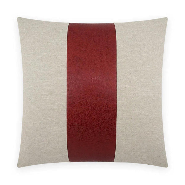 Rodeo Band Red Throw Pillow With Insert Throw Pillows LOOMLAN By D.V. Kap