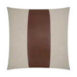 Rodeo Band Saddle Band Tan Taupe Brown Large Throw Pillow With Insert Throw Pillows LOOMLAN By D.V. Kap