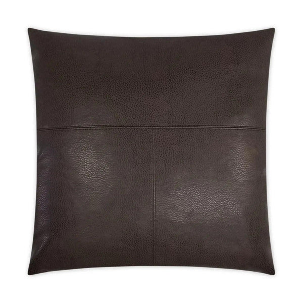 Rodeo Chocolate Brown Throw Pillow With Insert Throw Pillows LOOMLAN By D.V. Kap