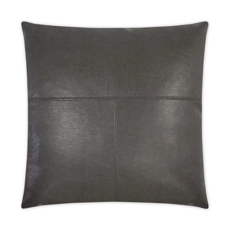 Rodeo Grey Throw Pillow With Insert Throw Pillows LOOMLAN By D.V. Kap