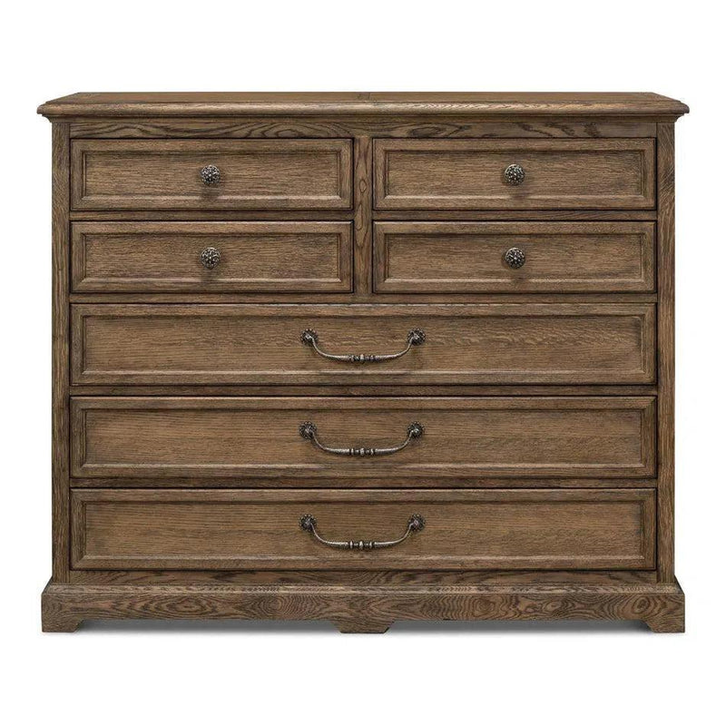 Rohan Equestrian Chest Husk 7 Drawers Chests LOOMLAN By Sarreid