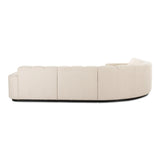 Roman Polyester Upholstered L-Shaped Sectional Modular Sofas LOOMLAN By Moe's Home