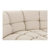 Roman Polyester Upholstered L-Shaped Sectional Modular Sofas LOOMLAN By Moe's Home