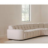 Roman Polyester Upholstered L-Shaped Sectional Modular Sofas LOOMLAN By Moe's Home