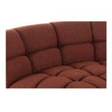 Roman Polyester Upholstered L-Shaped Sectional Modular Sofas LOOMLAN By Moe's Home