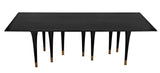 Romeo Dining Table, Hand Rubbed Black Dining Tables LOOMLAN By Noir