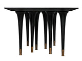 Romeo Dining Table, Hand Rubbed Black Dining Tables LOOMLAN By Noir