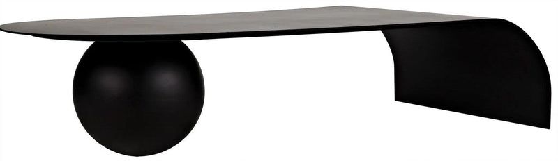 Rosario Coffee Table, Black Steel Coffee Tables LOOMLAN By Noir