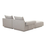 Rosello Nook Polyester Upholstered Modular Sectional Modular Sofas LOOMLAN By Moe's Home