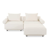 Rosello Nook Polyester Upholstered Modular Sectional Modular Sofas LOOMLAN By Moe's Home