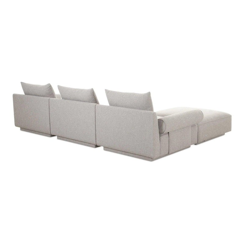 Rosello Polyester Upholstered Lounge Modular Sectional Modular Sofas LOOMLAN By Moe's Home