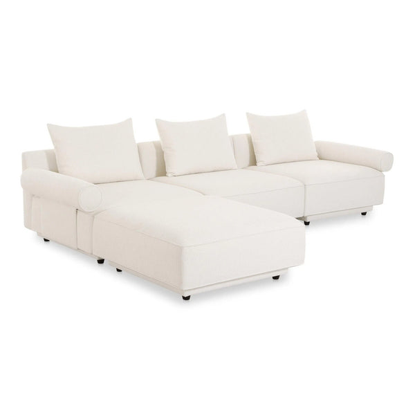 Rosello Polyester Upholstered Lounge Modular Sectional Modular Sofas LOOMLAN By Moe's Home