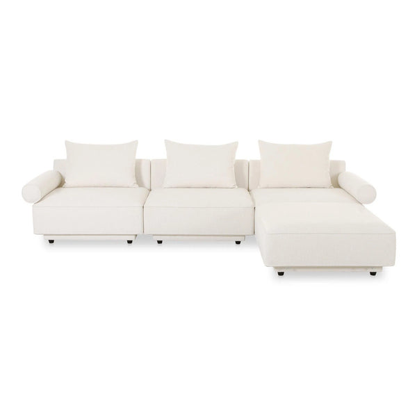 Rosello Polyester Upholstered Lounge Modular Sectional Modular Sofas LOOMLAN By Moe's Home