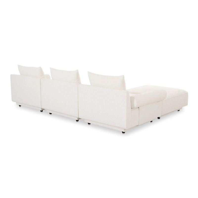 Rosello Polyester Upholstered Lounge Modular Sectional Modular Sofas LOOMLAN By Moe's Home