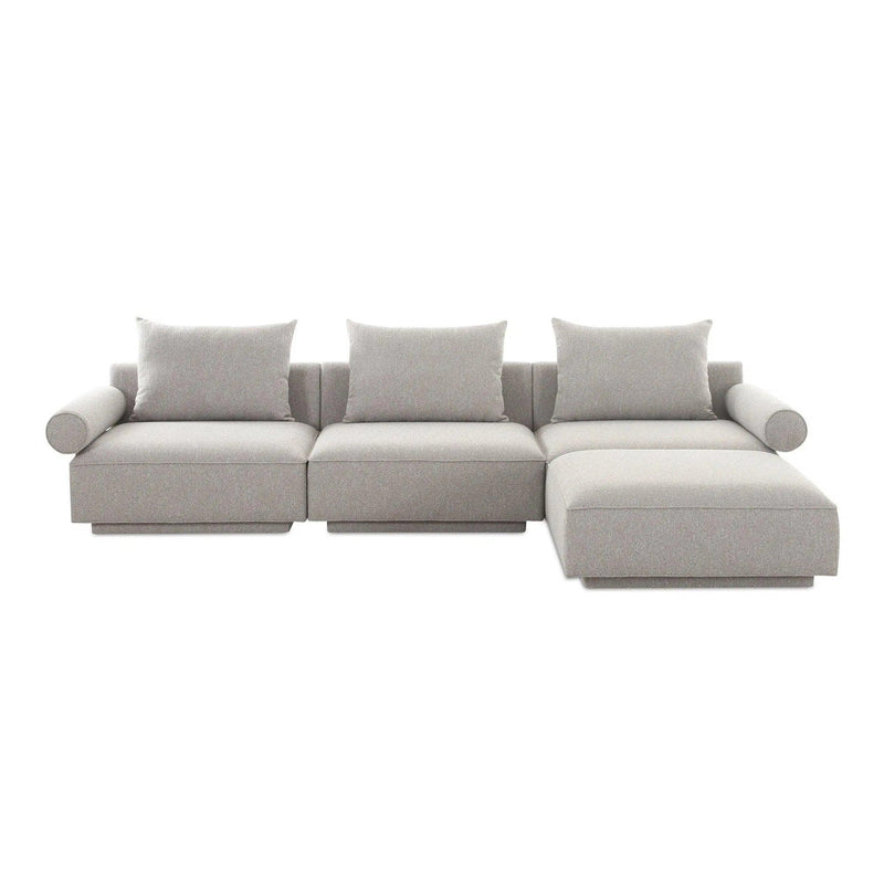 Rosello Polyester Upholstered Lounge Modular Sectional Modular Sofas LOOMLAN By Moe's Home