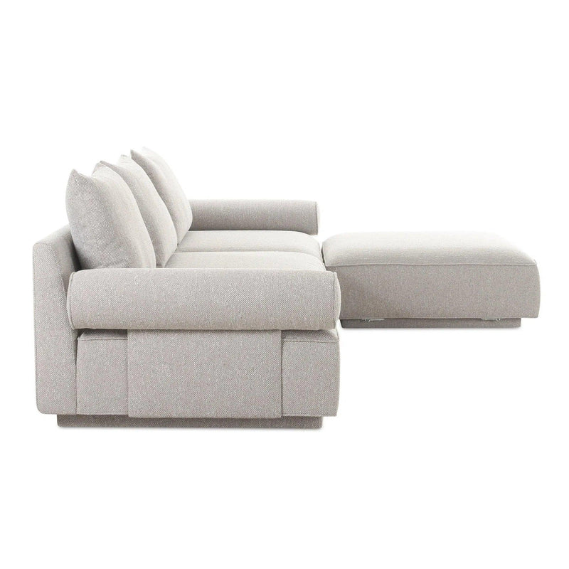 Rosello Polyester Upholstered Lounge Modular Sectional Modular Sofas LOOMLAN By Moe's Home