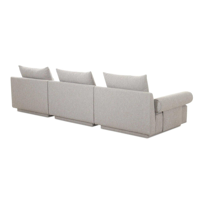 Rosello Polyester Upholstered Modular Sofa Modular Sofas LOOMLAN By Moe's Home