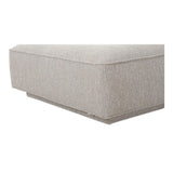 Rosello Polyester Upholstered Ottoman Ottomans LOOMLAN By Moe's Home