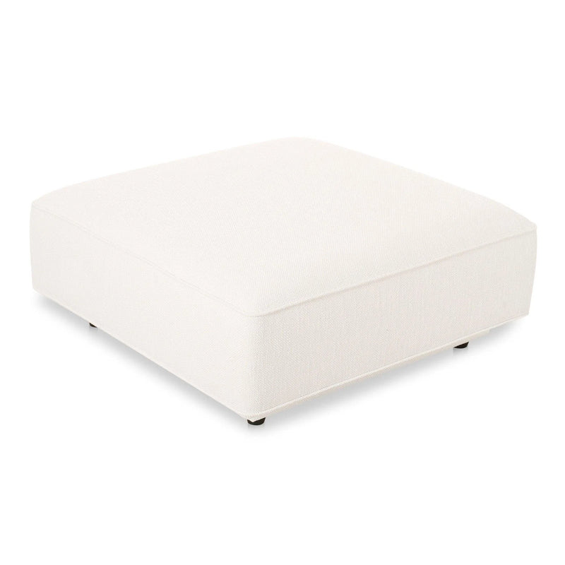 Rosello Polyester Upholstered Ottoman Ottomans LOOMLAN By Moe's Home