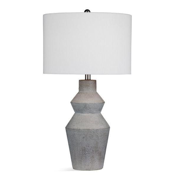 Roster Cement Grey Table Lamp Table Lamps LOOMLAN By Bassett Mirror