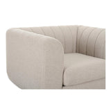 Rosy Polyester Upholstered Lounge Armchair Lounge Chairs LOOMLAN By Moe's Home