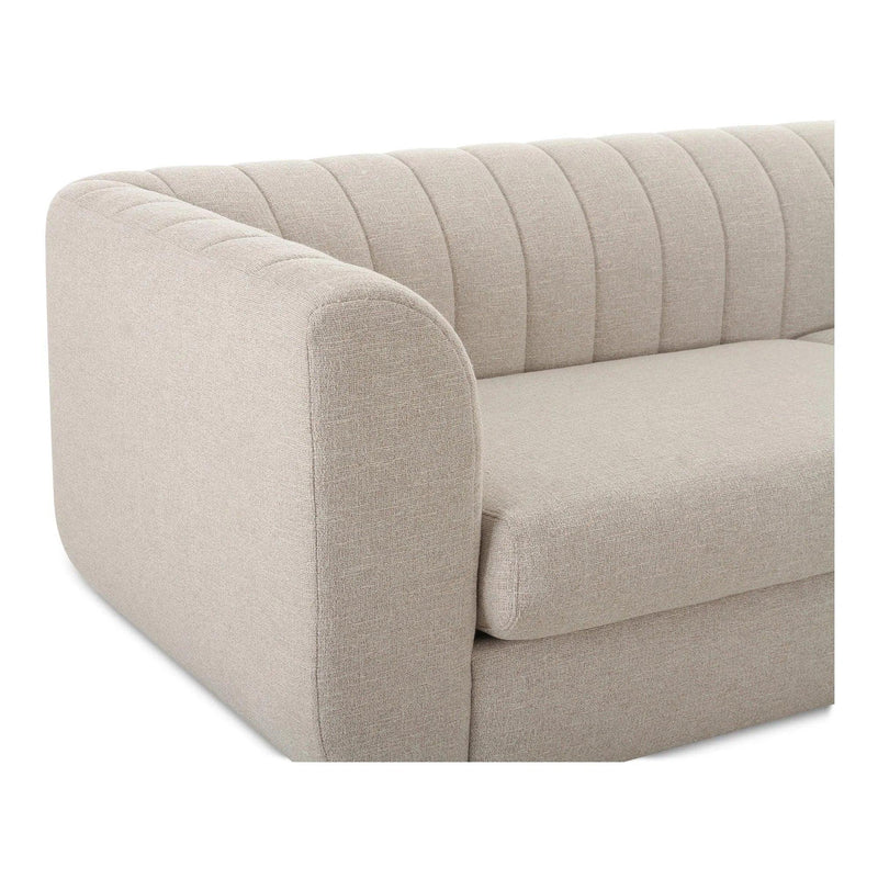 Rosy Polyester Upholstered Sofa Sofas & Loveseats LOOMLAN By Moe's Home