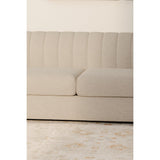 Rosy Polyester Upholstered Sofa Sofas & Loveseats LOOMLAN By Moe's Home