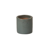 Round Cylinder Ceramic Planter Outdoor Planters LOOMLAN By Emissary