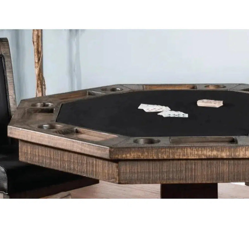 Round Dining Table Convertible Poker Game Table Game Tables LOOMLAN By Sunny D