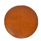 Round Leather Ottoman Coffee Table Manning Coffee Tables LOOMLAN By One For Victory