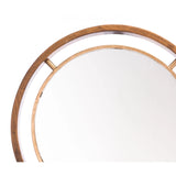 Round Mirror Gold Wall Mirrors LOOMLAN By Zuo Modern