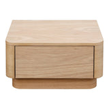 Round Off Wood Nightstand Nightstands LOOMLAN By Moe's Home