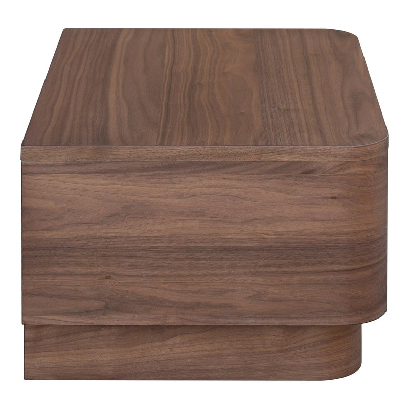 Round Off Wood Nightstand Nightstands LOOMLAN By Moe's Home