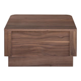 Round Off Wood Nightstand Nightstands LOOMLAN By Moe's Home