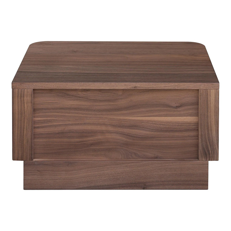 Round Off Wood Nightstand Nightstands LOOMLAN By Moe's Home