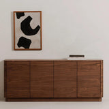 Round Off Wood Sideboard Sideboards LOOMLAN By Moe's Home