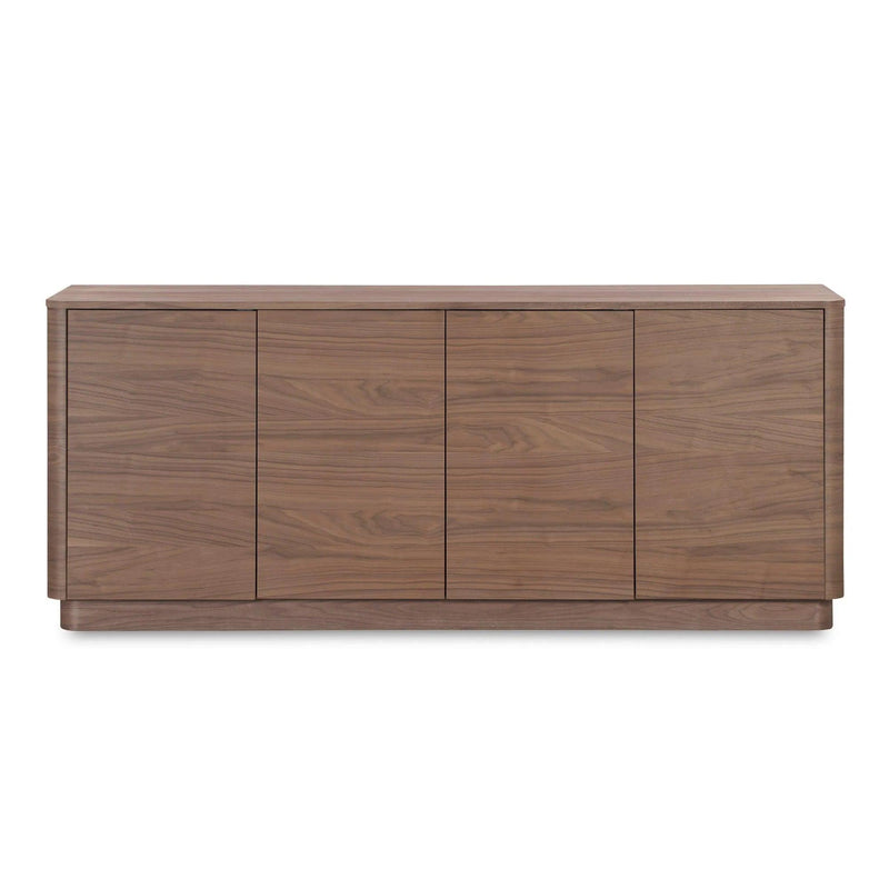 Round Off Wood Sideboard Sideboards LOOMLAN By Moe's Home