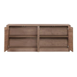 Round Off Wood Sideboard Sideboards LOOMLAN By Moe's Home