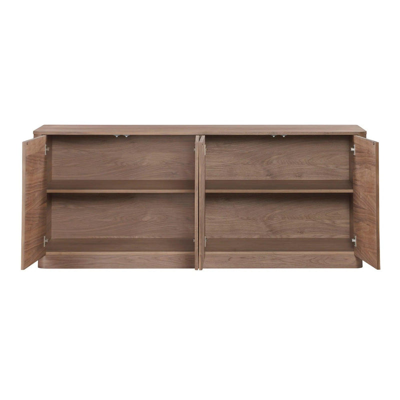 Round Off Wood Sideboard Sideboards LOOMLAN By Moe's Home