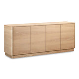 Round Off Wood Sideboard Sideboards LOOMLAN By Moe's Home