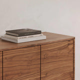 Round Off Wood Sideboard Sideboards LOOMLAN By Moe's Home