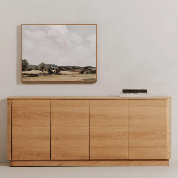 Round Off Wood Sideboard Sideboards LOOMLAN By Moe's Home