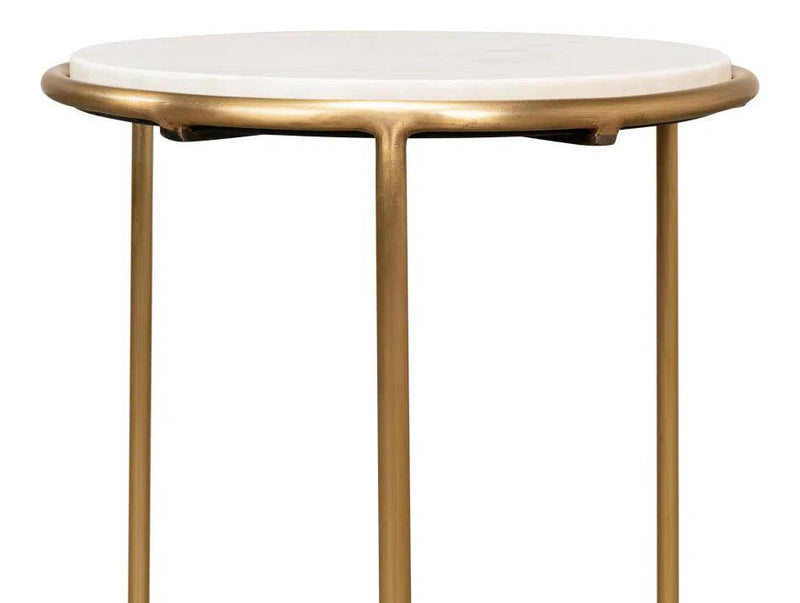 Round Side Table Side Tables LOOMLAN By Sarreid