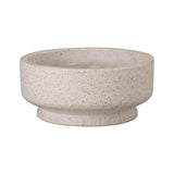 Round Yellow Terrazzo Bowl Planter Outdoor Planters LOOMLAN By Emissary