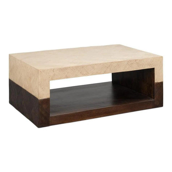 Rowan Mango Wood Brown Rectangular Coffee Table Coffee Tables LOOMLAN By Sarreid